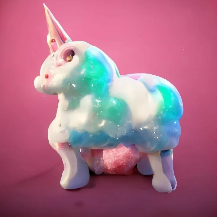 I Use AI To Create Surreal Images Of Unicorns And Some Of My Works Even Get Exhibited In Museums (50 Pics)