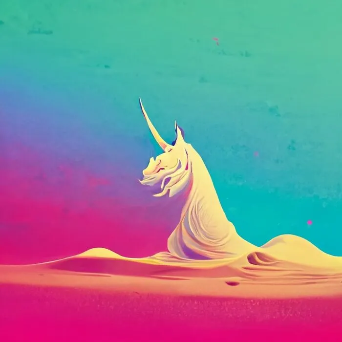 I Use AI To Create Surreal Images Of Unicorns And Some Of My Works Even Get Exhibited In Museums (50 Pics)