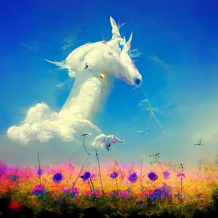 I Use AI To Create Surreal Images Of Unicorns And Some Of My Works Even Get Exhibited In Museums (50 Pics)