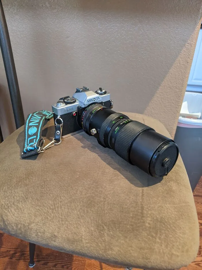 Was Going Renovations In My Basement, Found This Epic Camera