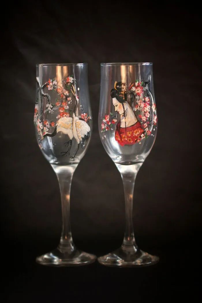 I Do Detailed Paintings On Glass, And Here Are 40 Of Them