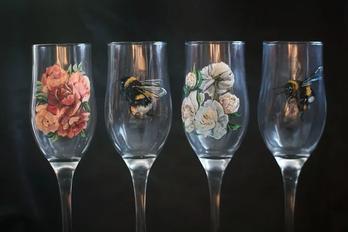 I Do Detailed Paintings On Glass, And Here Are 40 Of Them