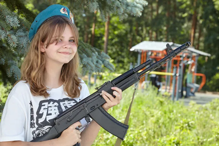 Celebration Of The Airborne Troops Of Russia In A Provincial Town