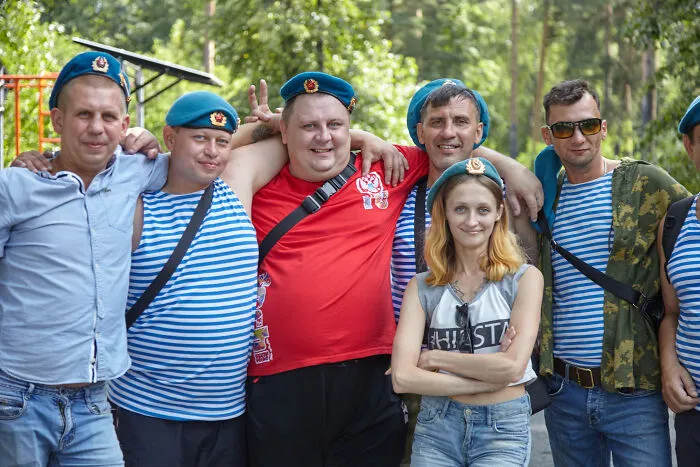 Celebration Of The Airborne Troops Of Russia In A Provincial Town