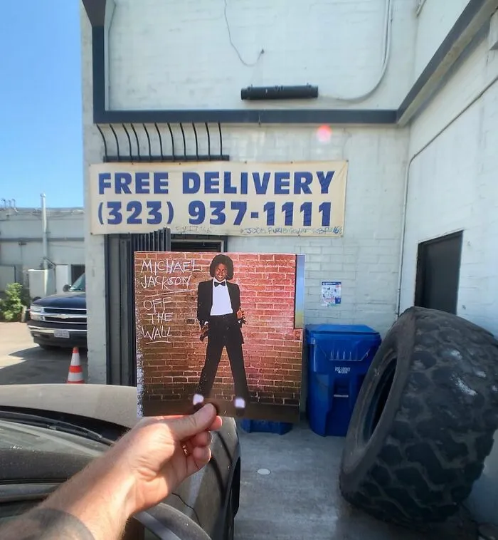 Michael Jackson For The Cover Of His 1979 Album Off The Wall