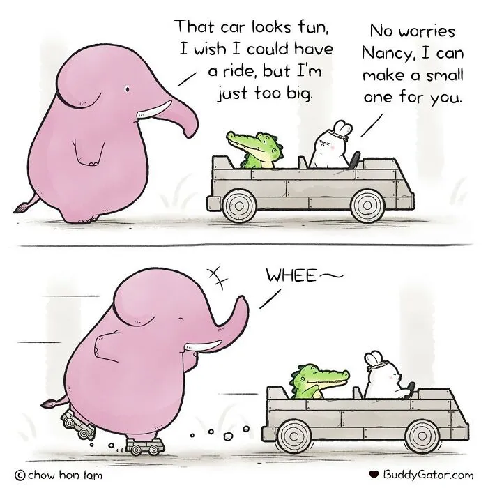 My 25 Comics About Adorable Animals That Show A Good Example For Us Humans (New Pics)