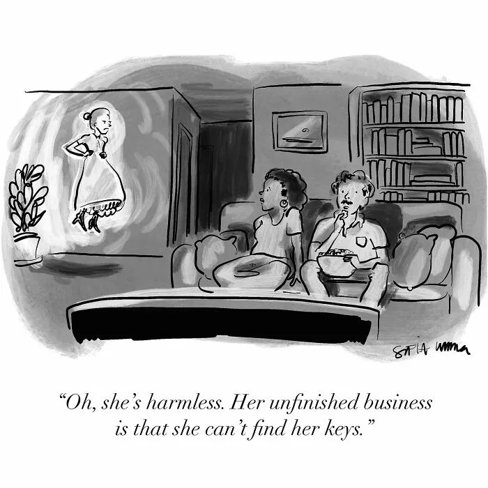 40 Clever And Witty One-Panel Comics By New Yorker Cartoonist, Sofia Warren