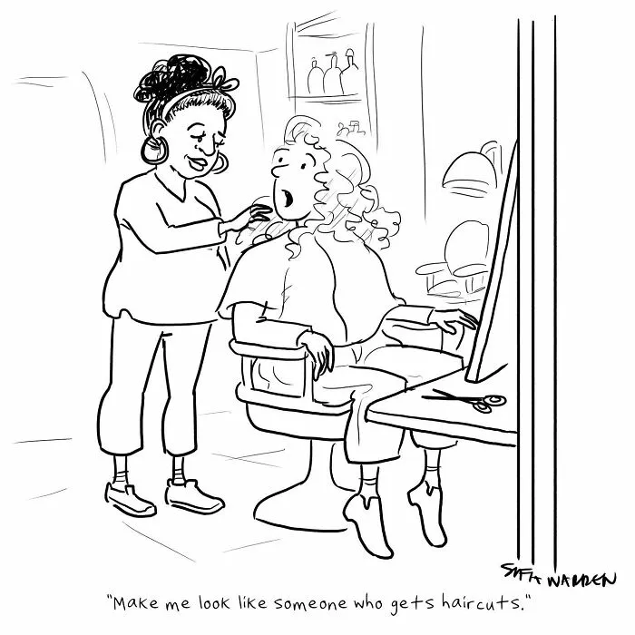 40 Clever And Witty One-Panel Comics By New Yorker Cartoonist, Sofia Warren