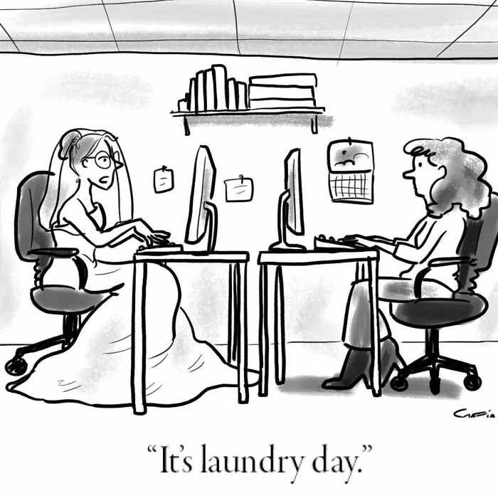 40 Clever And Witty One-Panel Comics By New Yorker Cartoonist, Sofia Warren