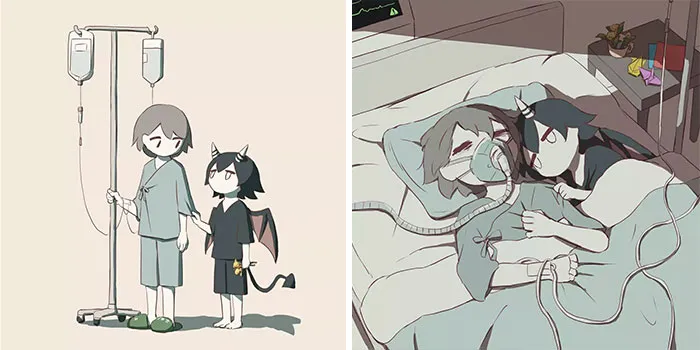 This Japanese Artist Creates Poetic Existential Illustrations (35 New Pics)