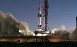 Cg Animation Of Rocket Taking Off