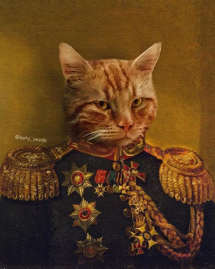 Artist Turns Pictures Of Cats Into Classical Paintings (56 Pics)