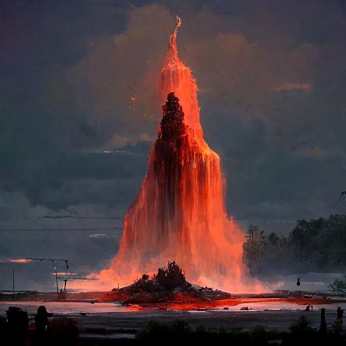 Lava Geyser