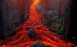 Here Are My 32 Pics Of Fantastic Worlds: Fire Realm That I Made With The Help Of AI