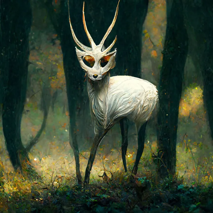 An Adult Moon Gazell