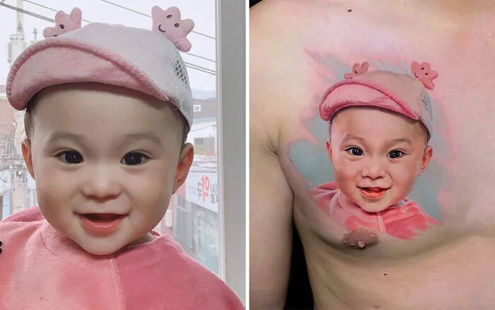30 Tatuajes hiperrealistas que parecen impresos en la piel