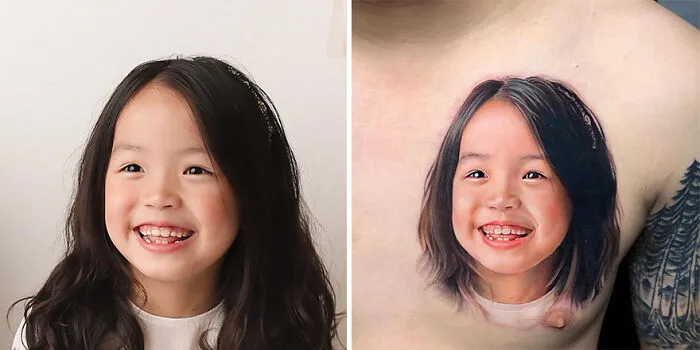 30 Tatuajes hiperrealistas que parecen impresos en la piel