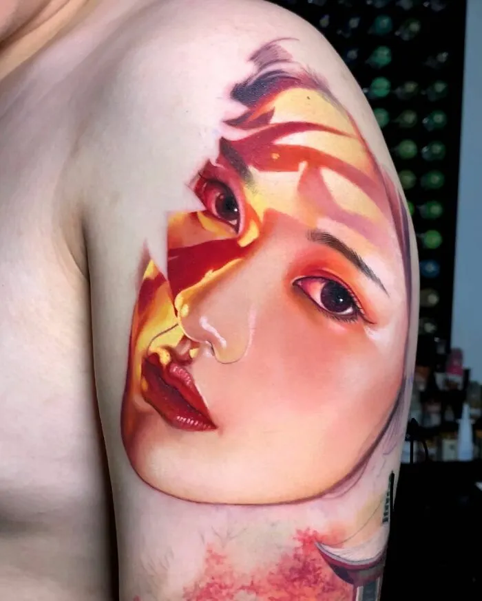 30 Tatuajes hiperrealistas que parecen impresos en la piel