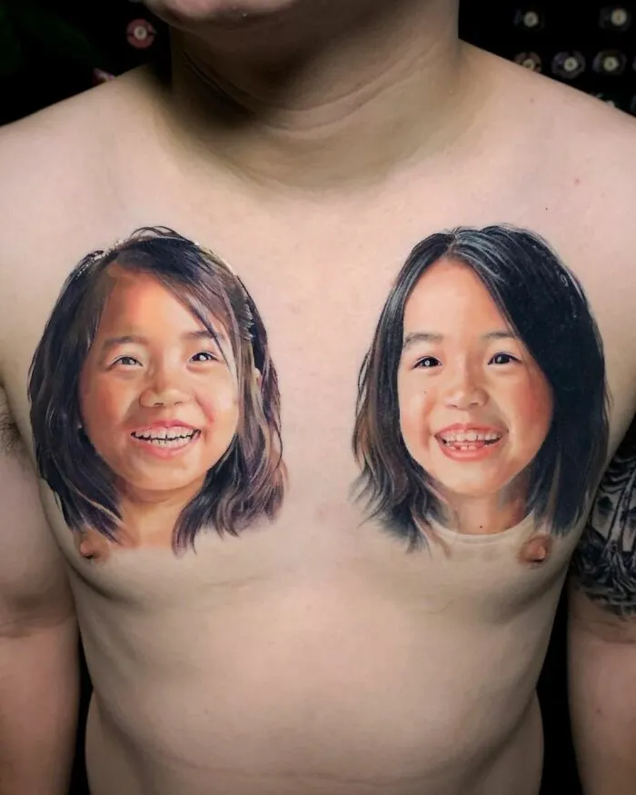 30 Tatuajes hiperrealistas que parecen impresos en la piel