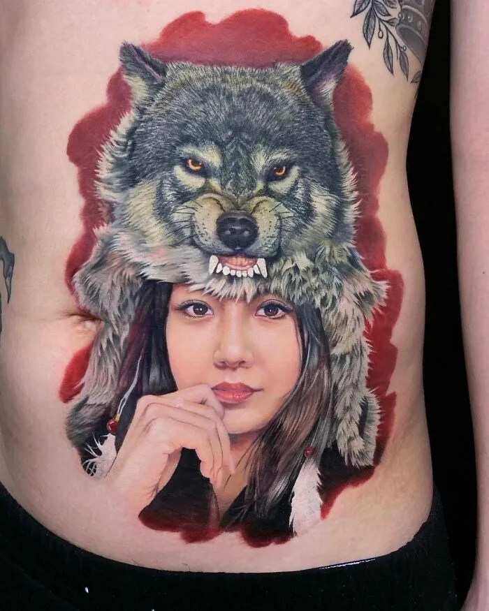 30 Tatuajes hiperrealistas que parecen impresos en la piel