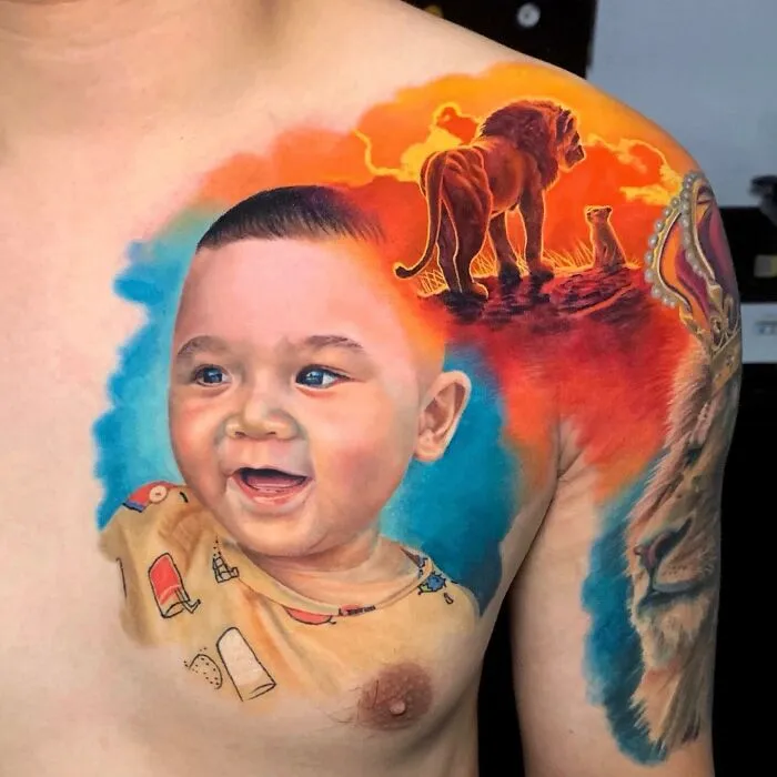 30 Tatuajes hiperrealistas que parecen impresos en la piel