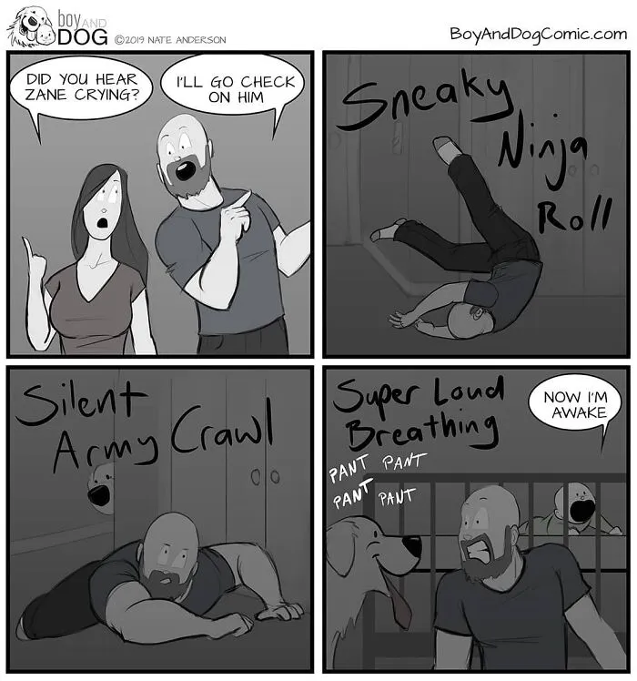Dad Illustrates How His Baby Son And Their Dog Experience Friendship (30 New Comics)