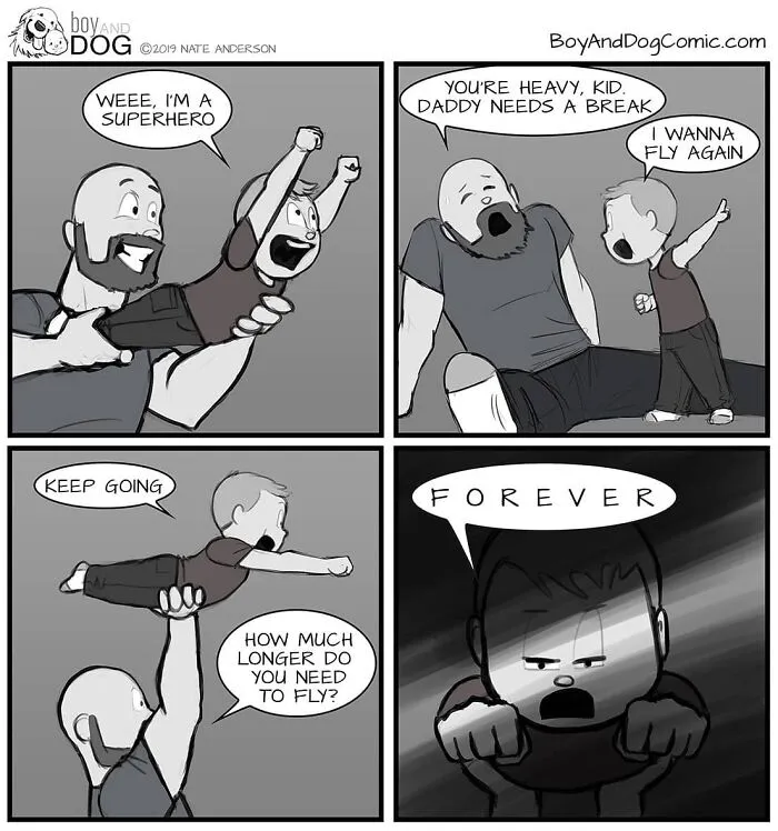 Dad Illustrates How His Baby Son And Their Dog Experience Friendship (30 New Comics)