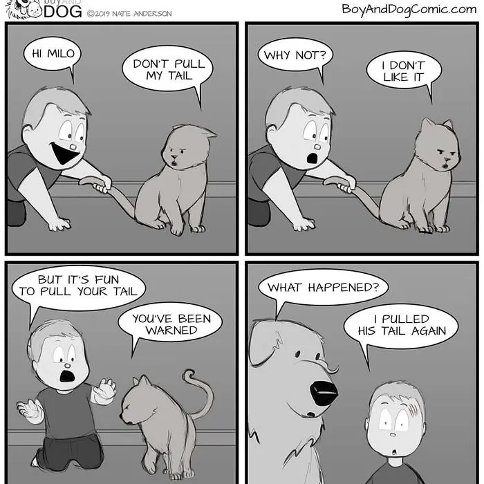 Dad Illustrates How His Baby Son And Their Dog Experience Friendship (30 New Comics)