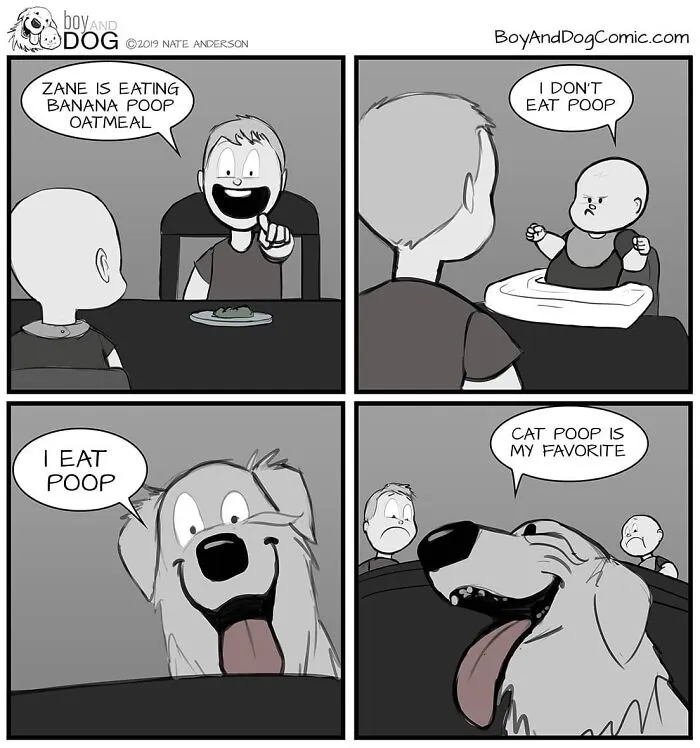 Dad Illustrates How His Baby Son And Their Dog Experience Friendship (30 New Comics)