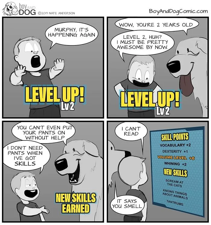 Dad Illustrates How His Baby Son And Their Dog Experience Friendship (30 New Comics)