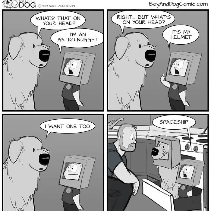 Dad Illustrates How His Baby Son And Their Dog Experience Friendship (30 New Comics)