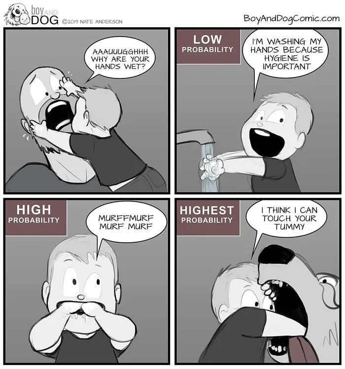 Dad Illustrates How His Baby Son And Their Dog Experience Friendship (30 New Comics)