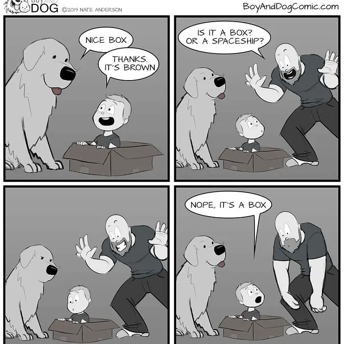 Dad Illustrates How His Baby Son And Their Dog Experience Friendship (30 New Comics)