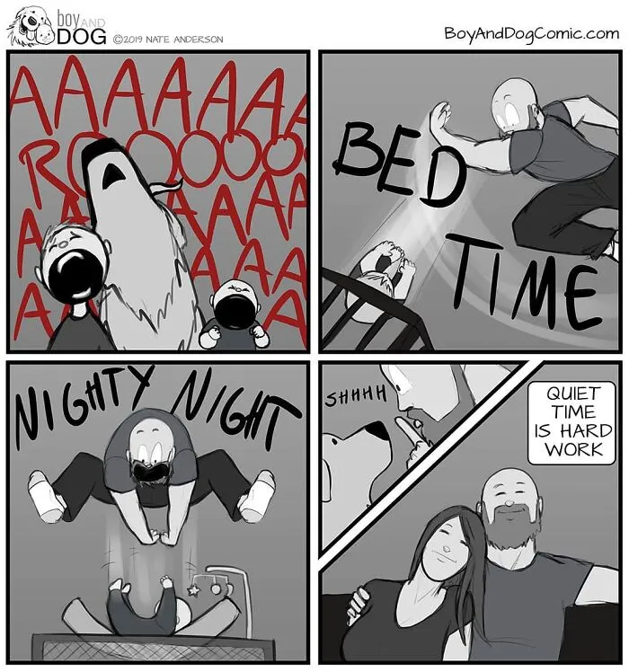 Dad Illustrates How His Baby Son And Their Dog Experience Friendship (30 New Comics)