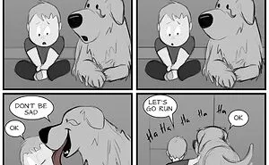 Dad Illustrates How His Baby Son And Their Dog Experience Friendship (30 New Comics)