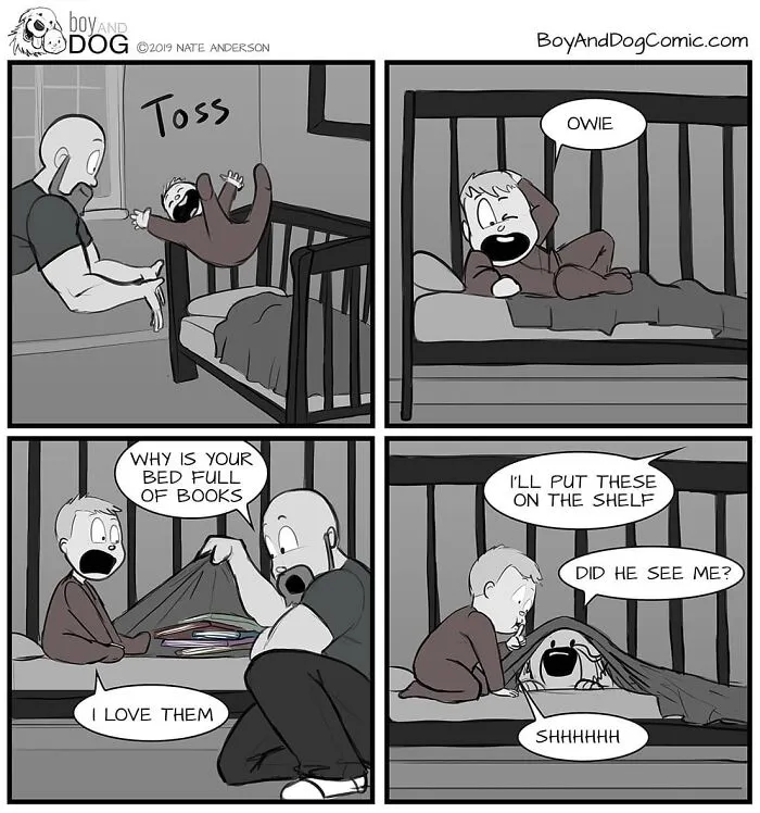 Dad Illustrates How His Baby Son And Their Dog Experience Friendship (30 New Comics)