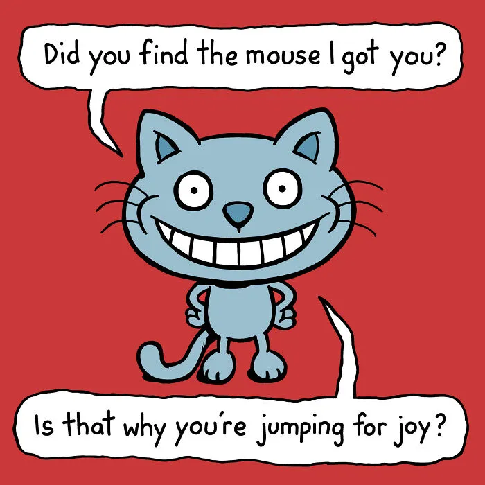 These One-Panel Cat Comics By Anthony Smith Purrfectly Capture What Having A Cat Is Like (40 Pics)