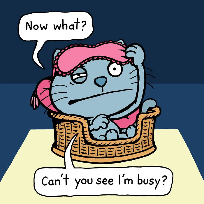 These One-Panel Cat Comics By Anthony Smith Purrfectly Capture What Having A Cat Is Like (40 Pics)