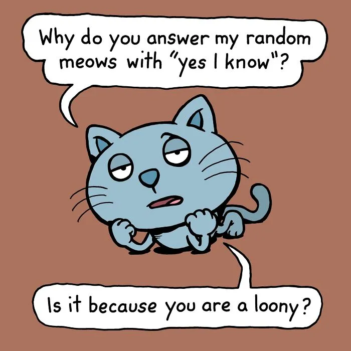 These One-Panel Cat Comics By Anthony Smith Purrfectly Capture What Having A Cat Is Like (40 Pics)