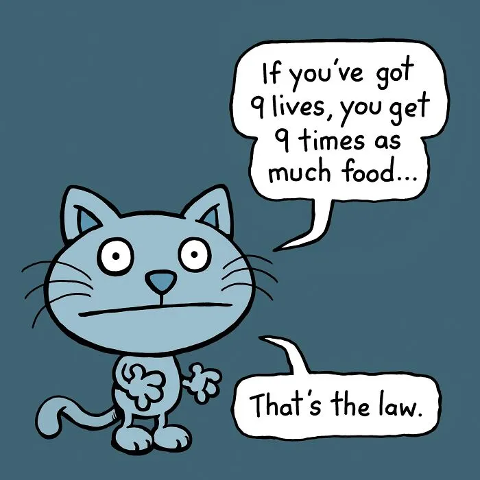 These One-Panel Cat Comics By Anthony Smith Purrfectly Capture What Having A Cat Is Like (40 Pics)