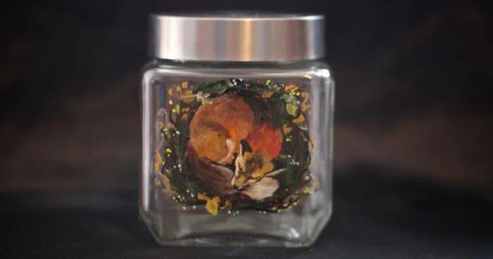 I Do Detailed Paintings On Glass, And Here Are 40 Of Them
