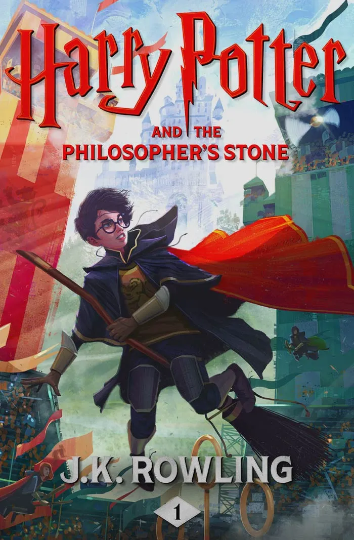 Harry Potter And The Sorcerer’s Stone By J.K. Rowling book cover 