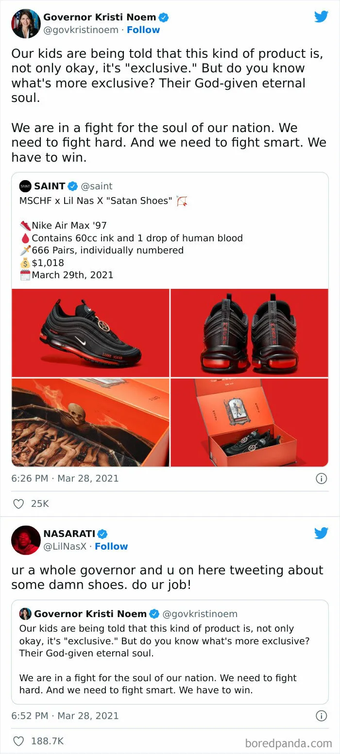 Lil Nas X Clapped Back At U.S. Governor