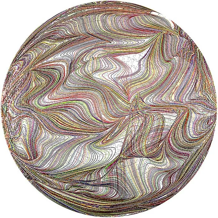 Flowing Rainbow Lines