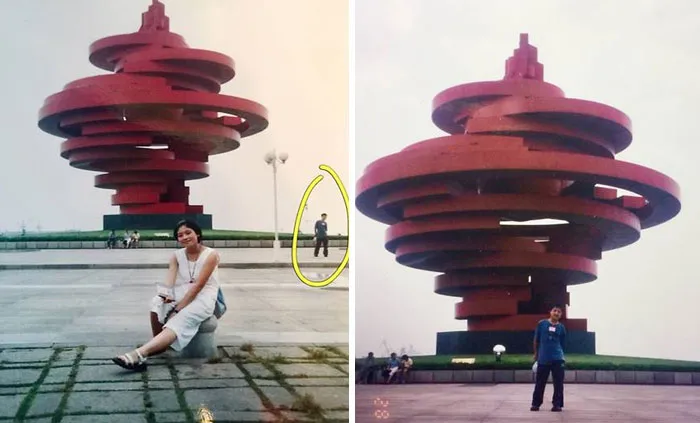 Un matrimonio de China descubre que aparecen en la misma fotografía de cuando eran adolescentes