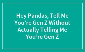 Hey Pandas, Tell Me You’re Gen Z Without Actually Telling Me You’re Gen Z (Closed)