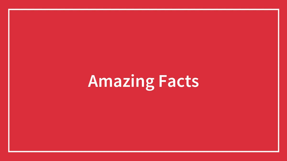 40 Lesser-Known Facts About The World