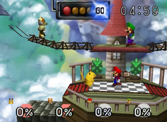 Super Smash Bros gameplay 