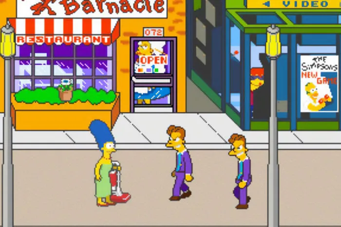 The Simpsons Arcade Game gameplay 