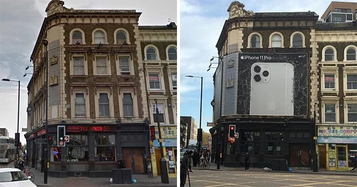They Decided To Completely Cover Their Tenants' Windows With Ads Because Who Needs Natural Light And Fresh Air?